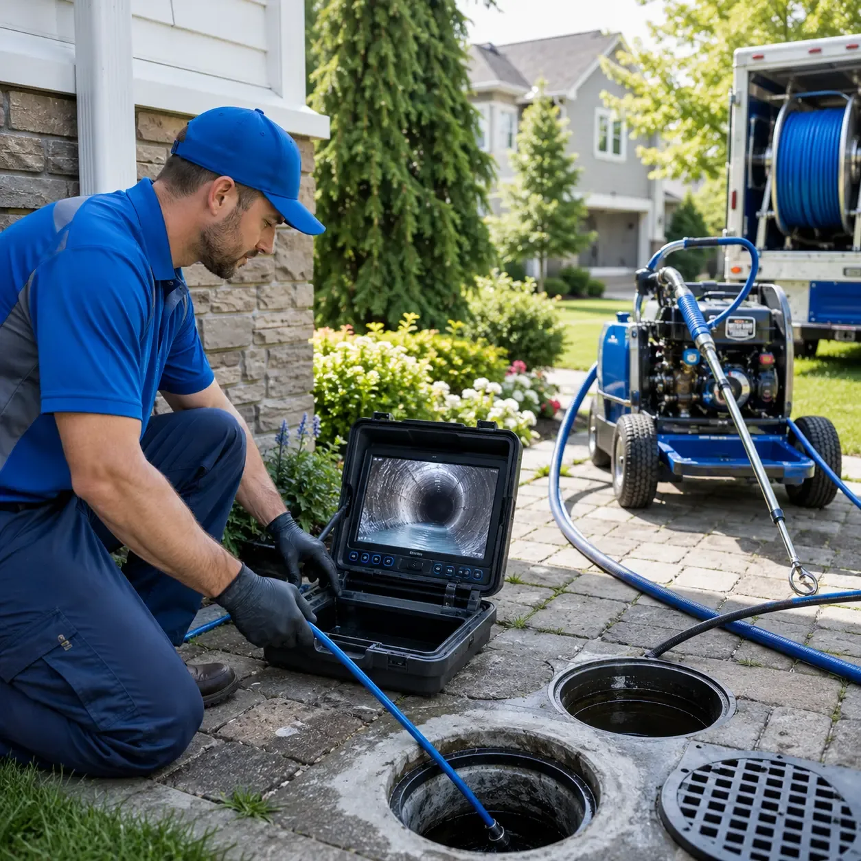 Outdoor drain cleaning professionals serving North Miami Beach, FL